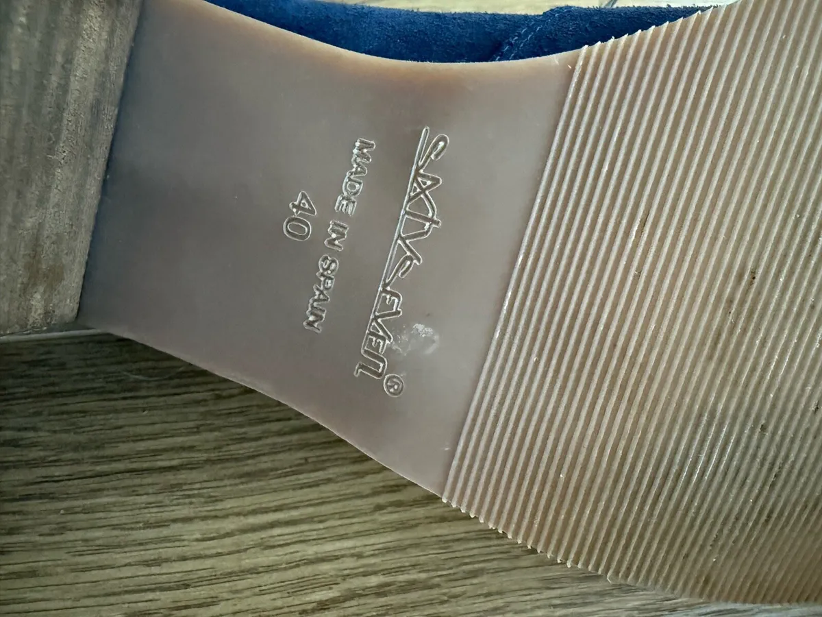 navy blue suede ankle boots - Image 4