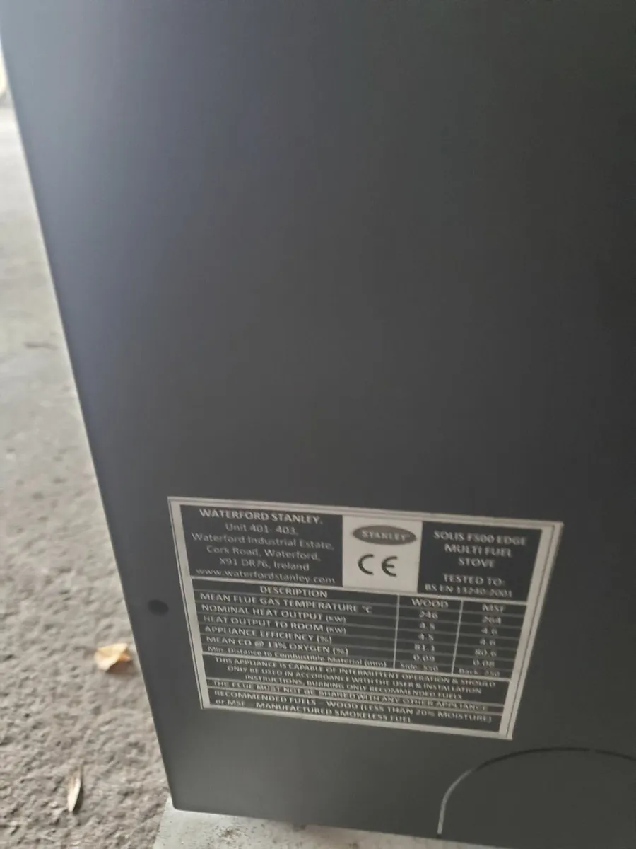 New New Stanley Solis edge 5kw Eco multifuel stove - Image 2