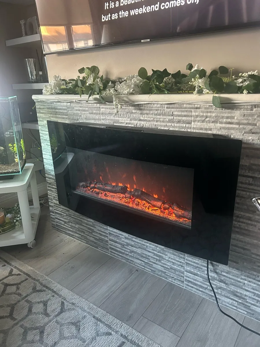Wall Mounted Electric Fireplace - Image 1