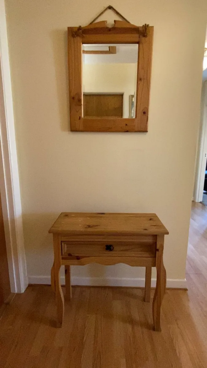 Hall table/mirror