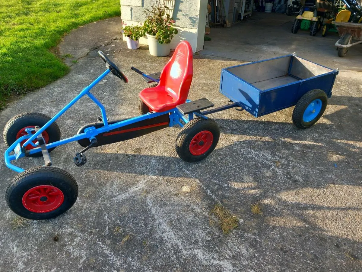 Berg Go Cart and Steel Trailer - Image 2