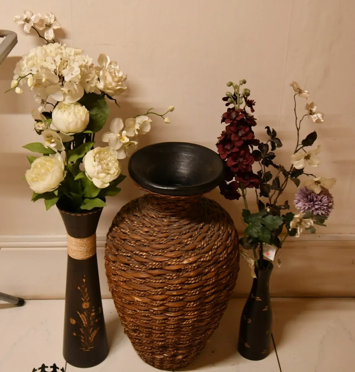 vases and flowers