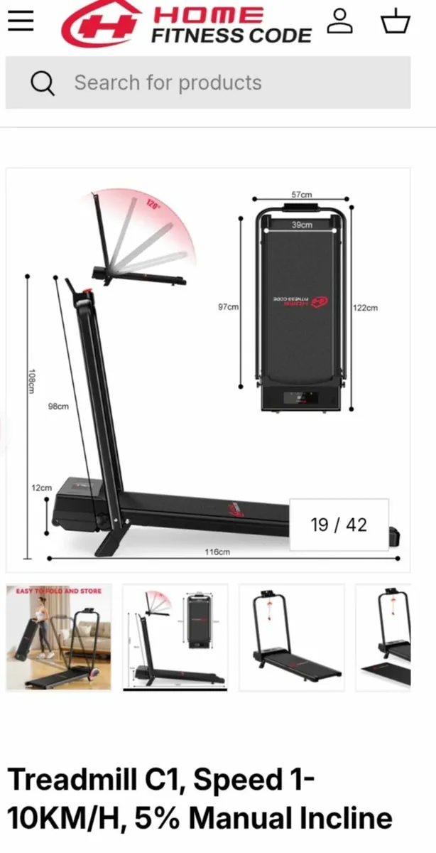 Walking Pad with handrail - New - Image 2