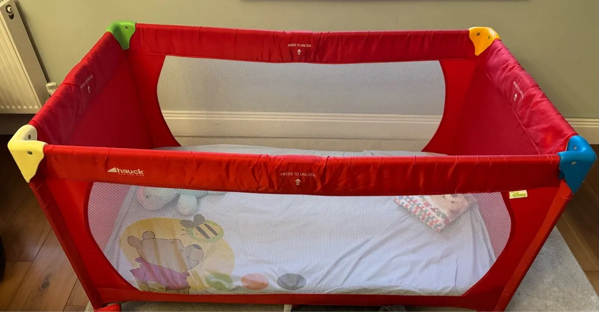 Baby bouncy/ travel cot and play mat - Image 1