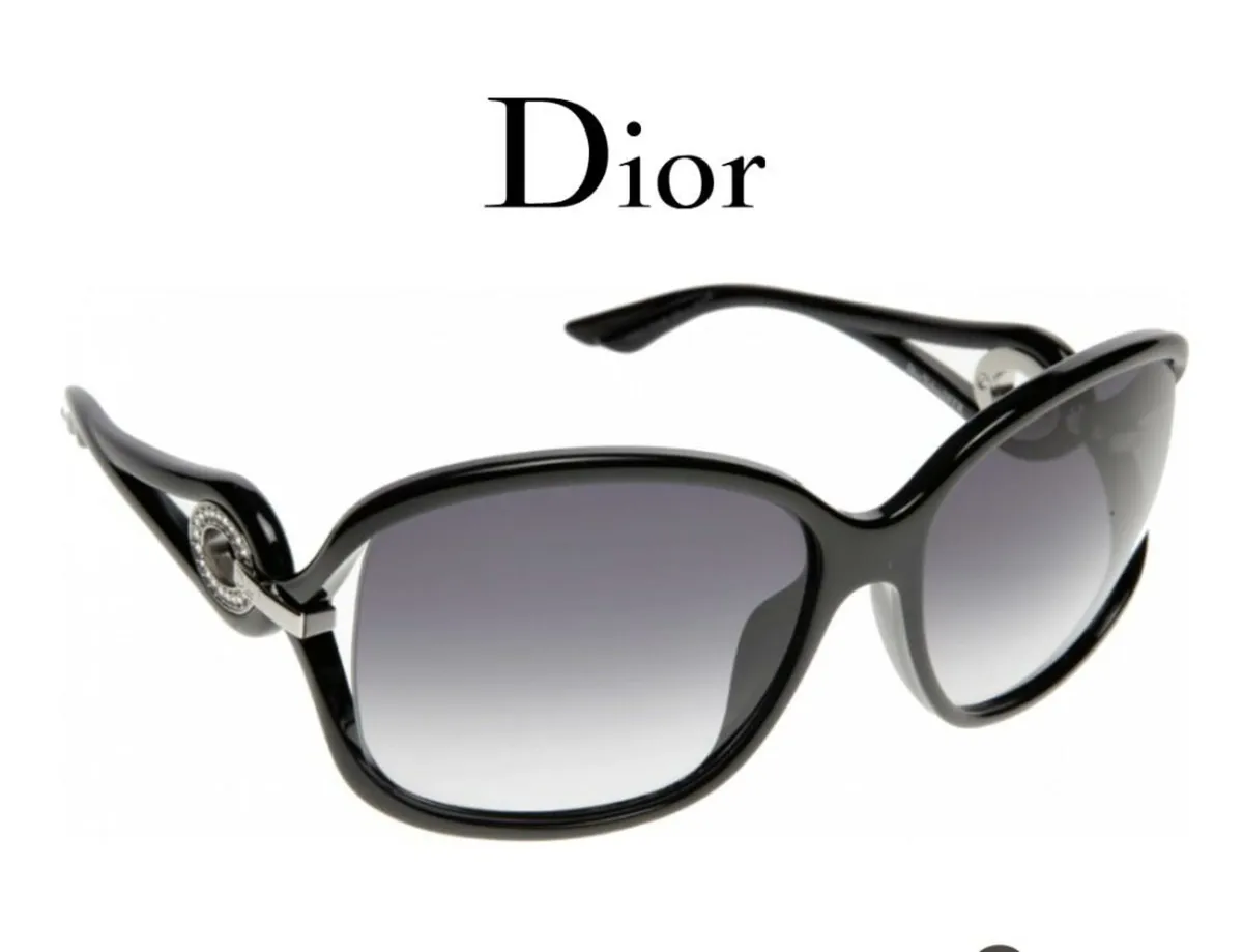 Christian Dior Volute 
Black Gradient Sunglasses - Image 1