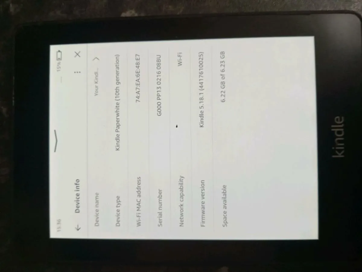 Kindle paperwhite 10th generation - Image 3