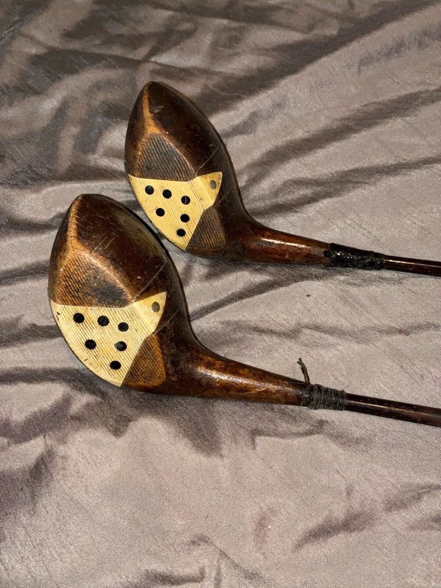2 original handcrafted vintage Scottish golf clubs - Image 2