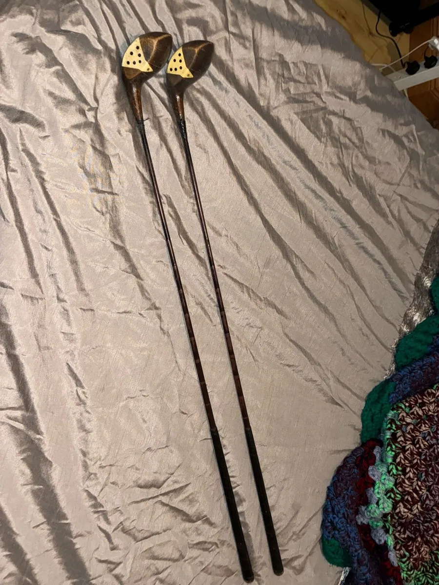 2 original handcrafted vintage Scottish golf clubs - Image 3