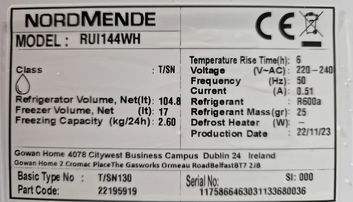 Fridge with Icebox - Image 2