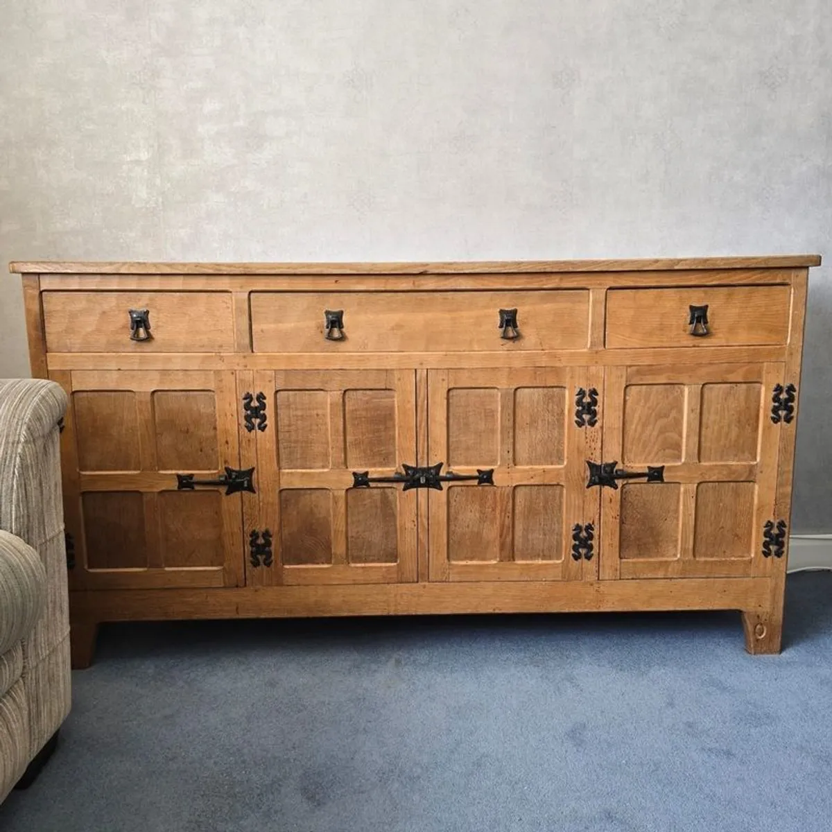 Antique Oak Sideboard - Image 1