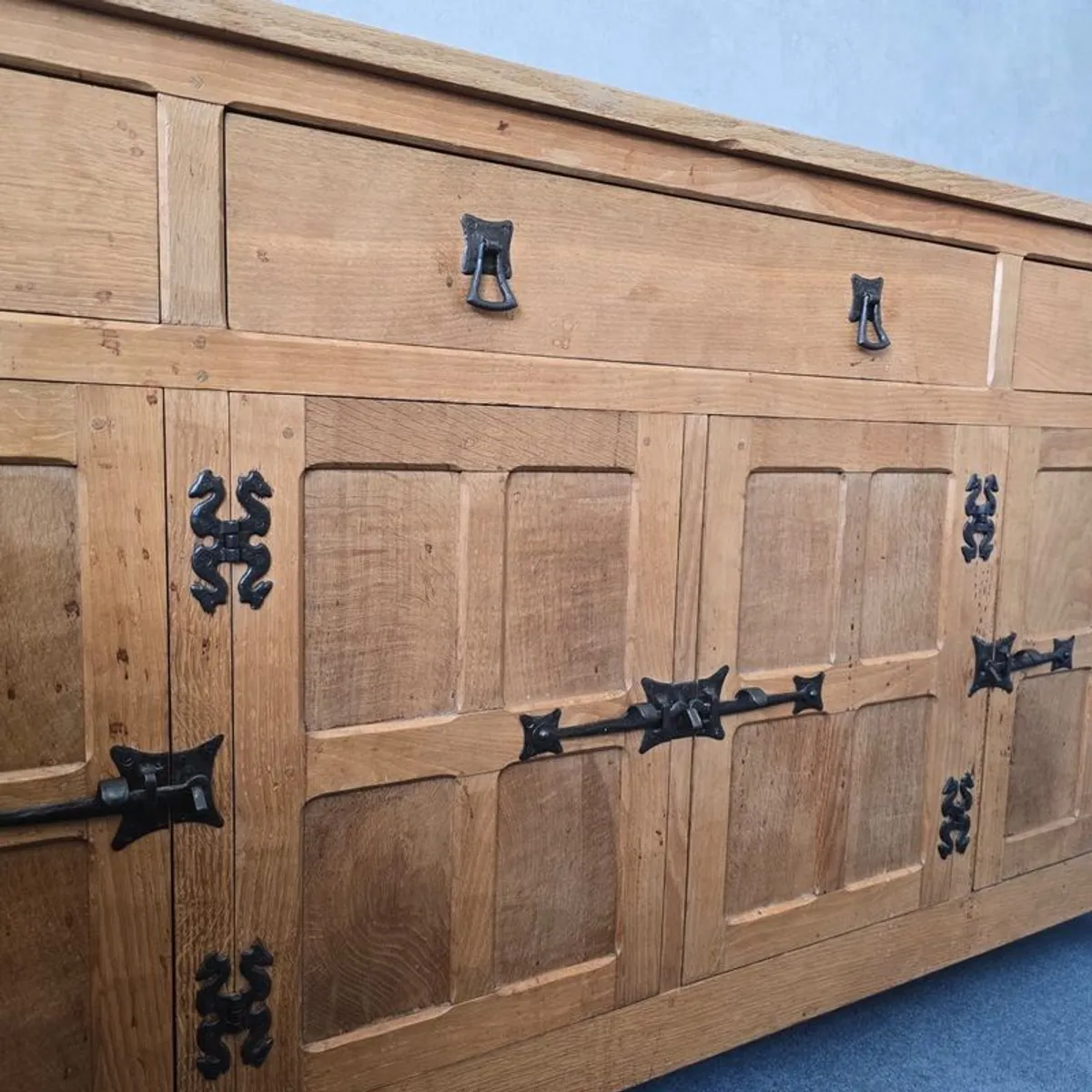 Antique Oak Sideboard - Image 2
