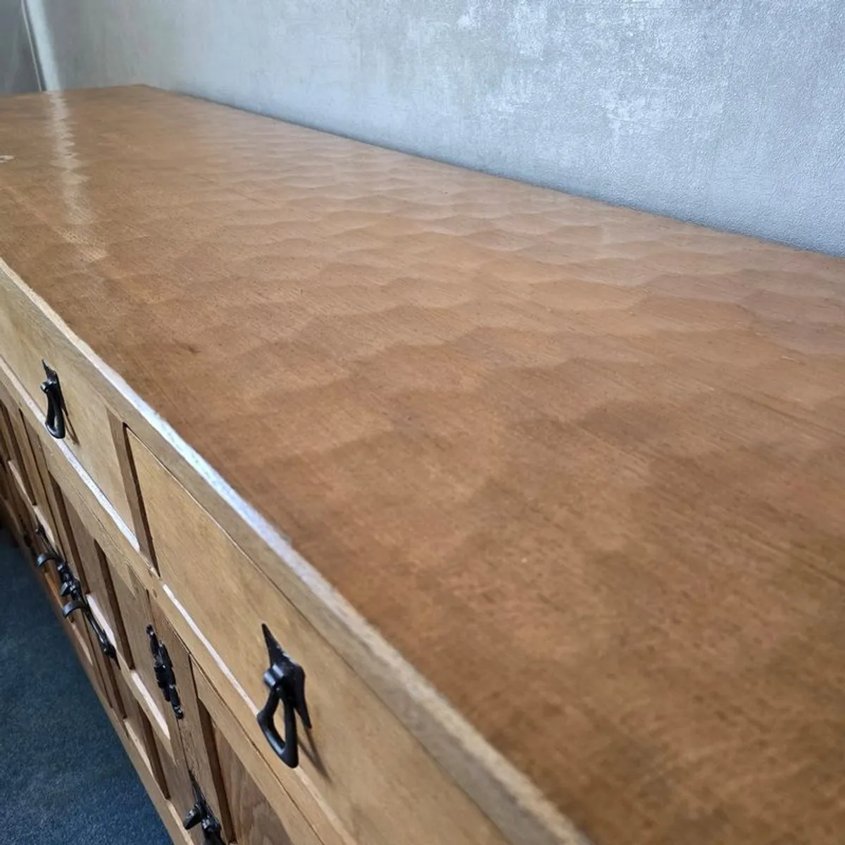 Antique Oak Sideboard - Image 3