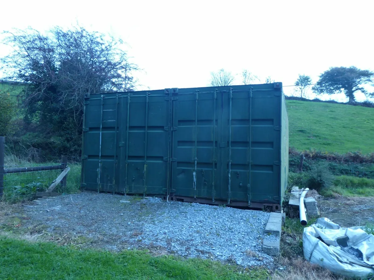 2x 20 feet long Steel Shipping Container for sale. - Image 1