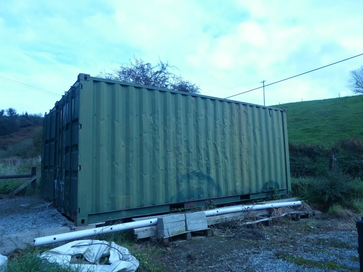 2x 20 feet long Steel Shipping Container for sale. - Image 4