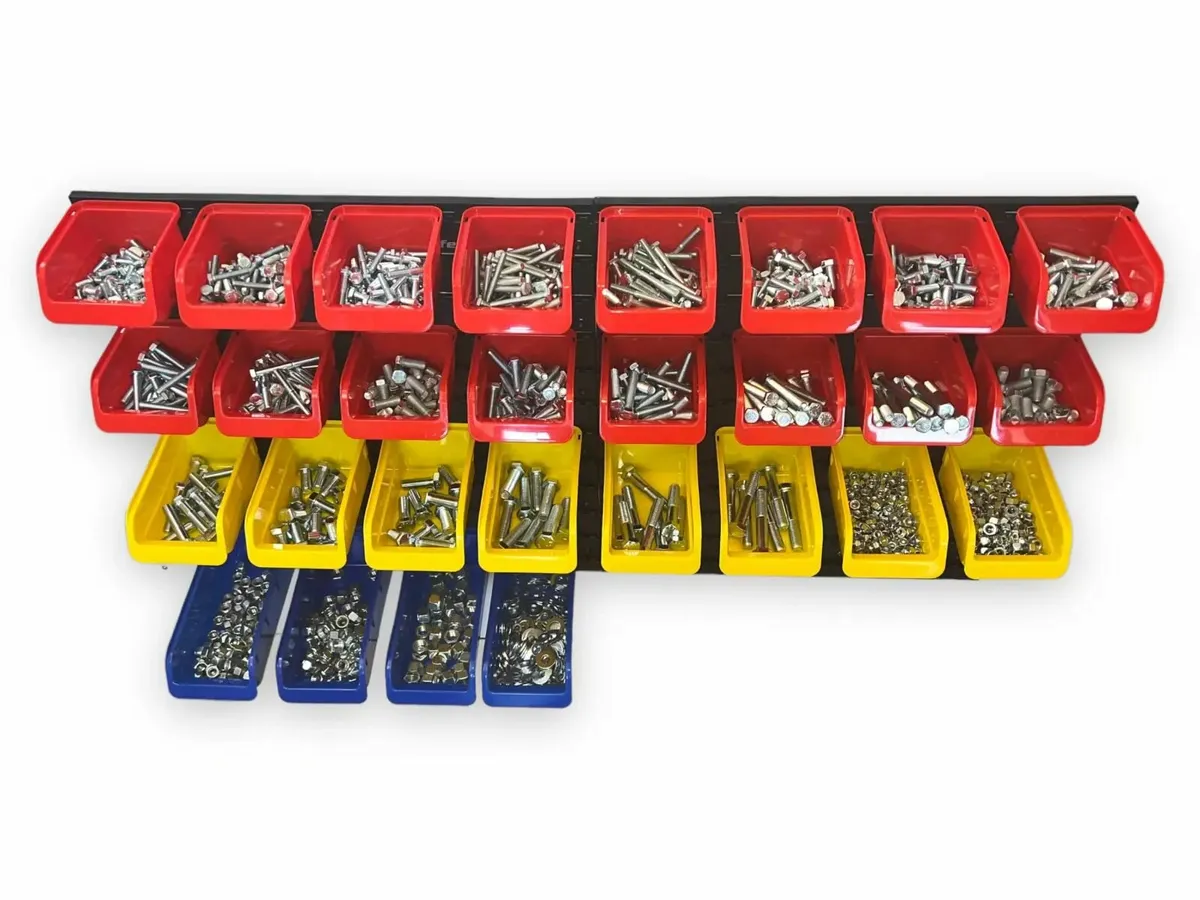 17KG 1/4 5/16 3/8 7/16 1/2 NUT + BOLT + WASHER UNF - Image 1