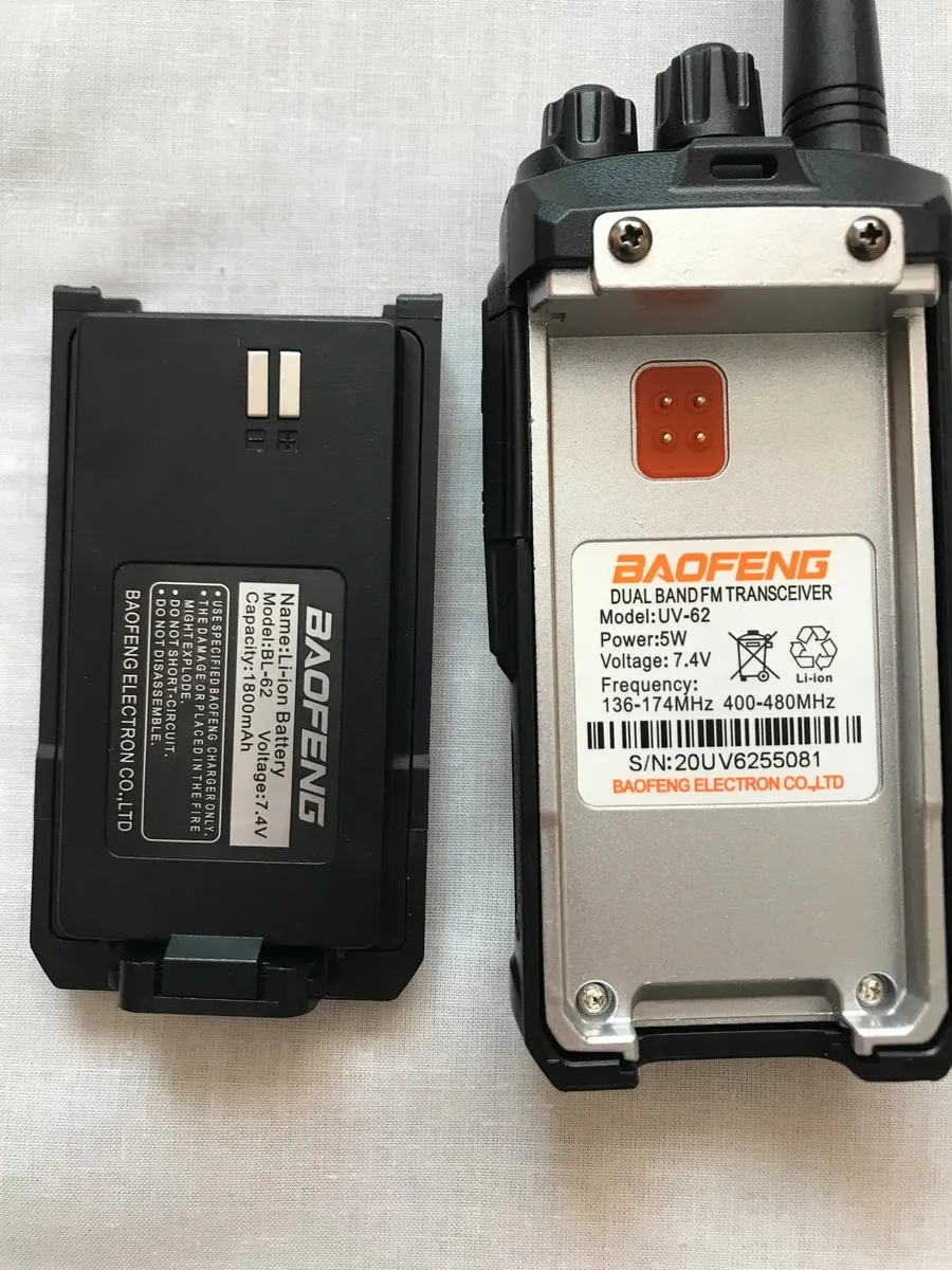 Walkie talkie UV62 Two way radios - Image 3
