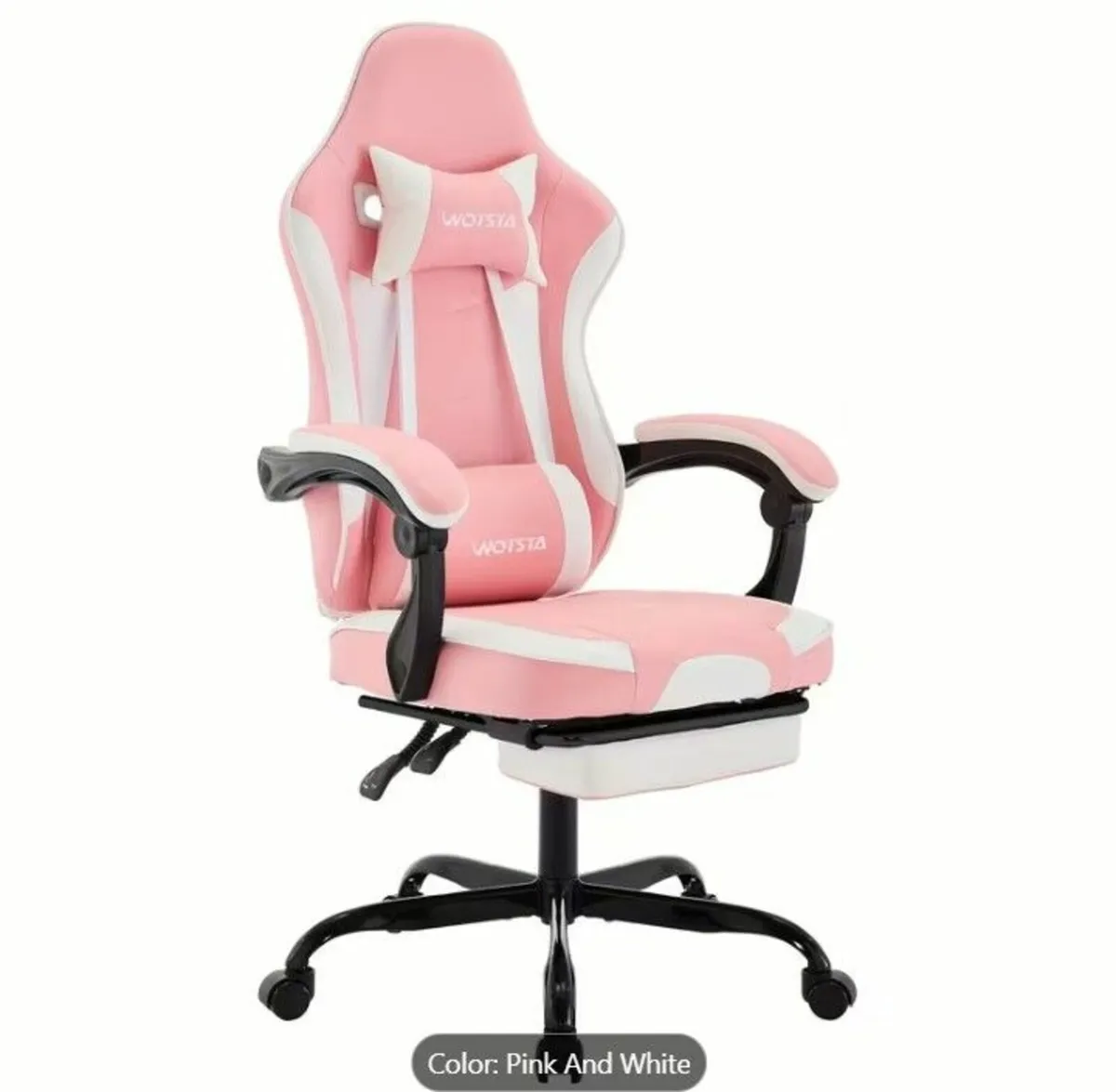 Gaming chair with footrest - Image 2