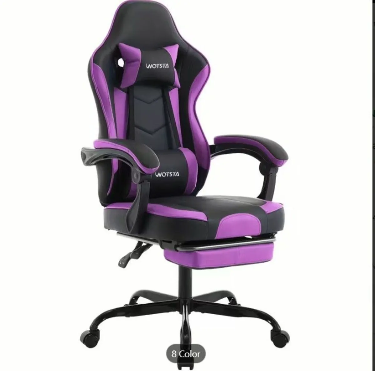 Gaming chair with footrest - Image 3