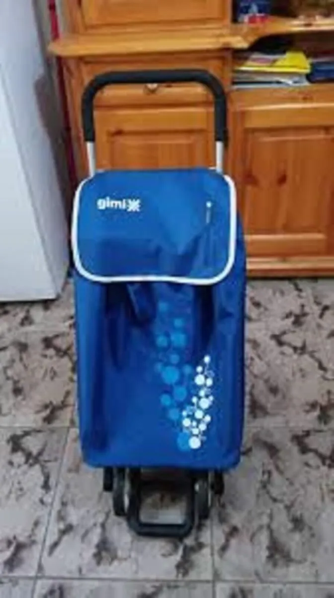 Large 4 wheel shopping trolley can push along - Image 2