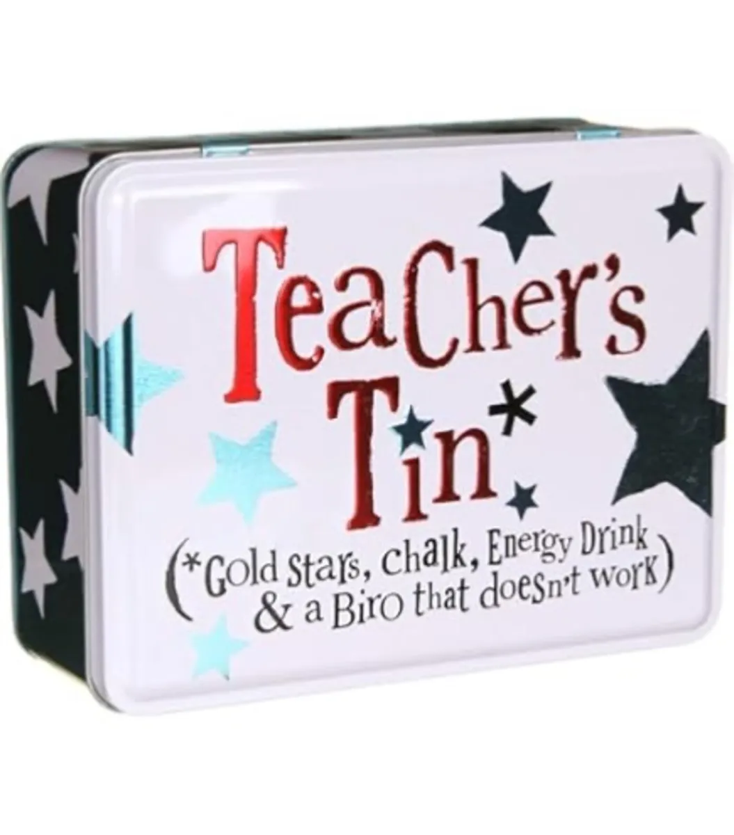 BRAND NEW Teachers Storage Tin - Image 2
