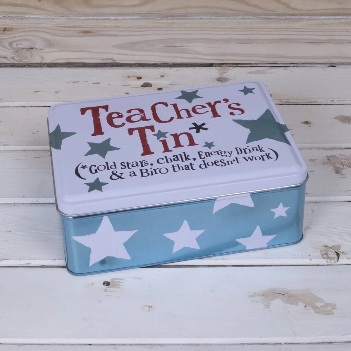 BRAND NEW Teachers Storage Tin - Image 3