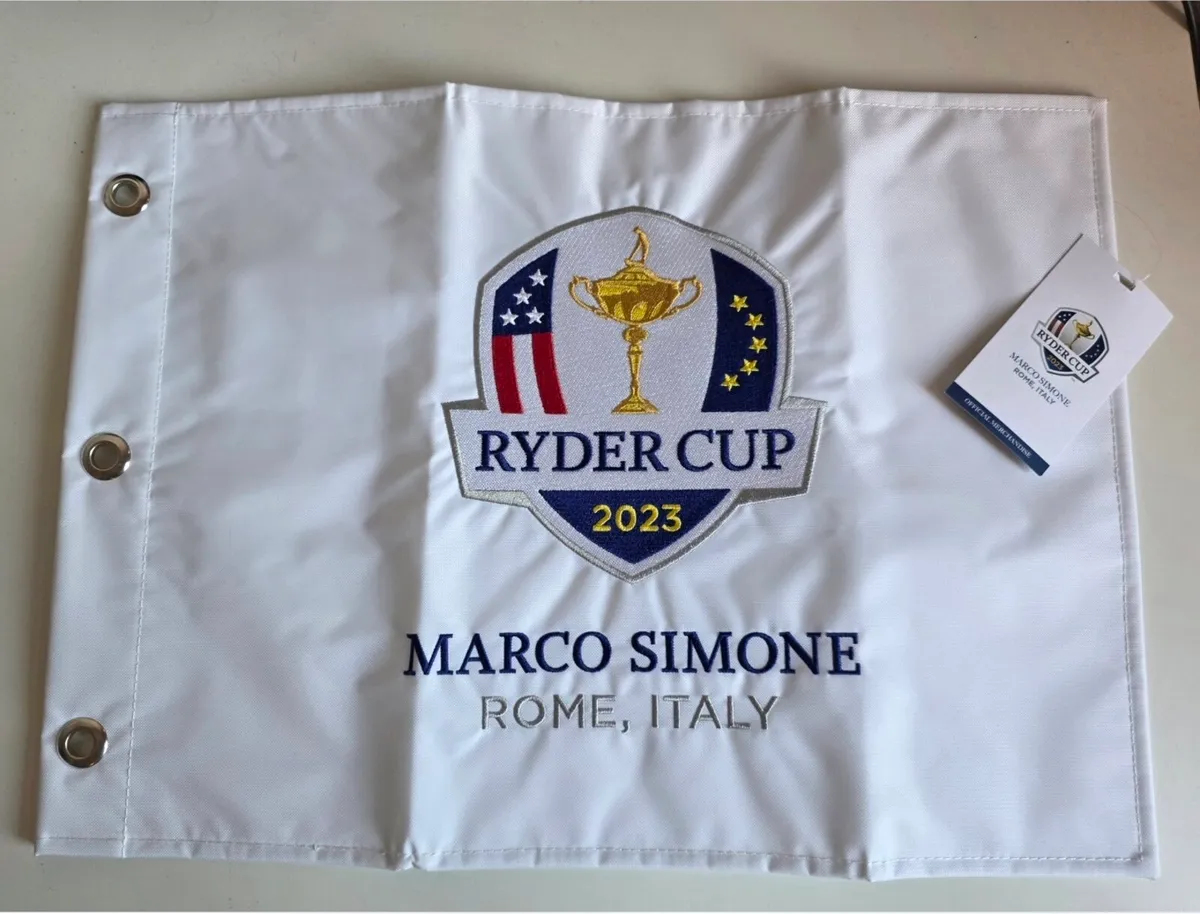 Ryder cup 2023 signature embroiled flag