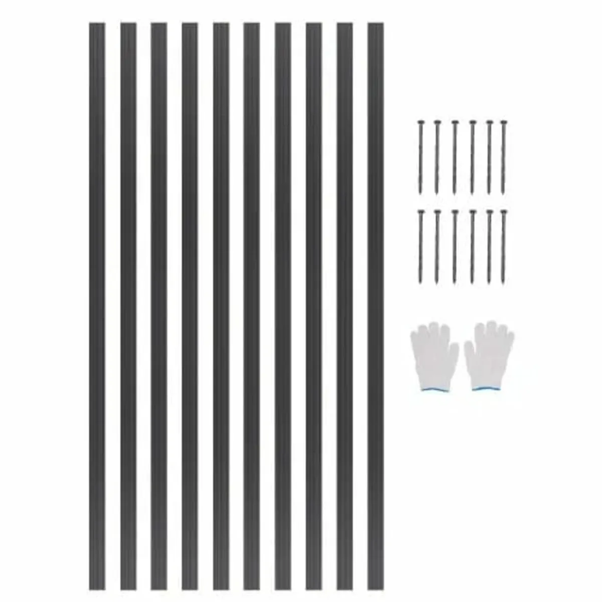 Metal Landscape Edging 10Packs 60in Rust-Resistant - Image 1