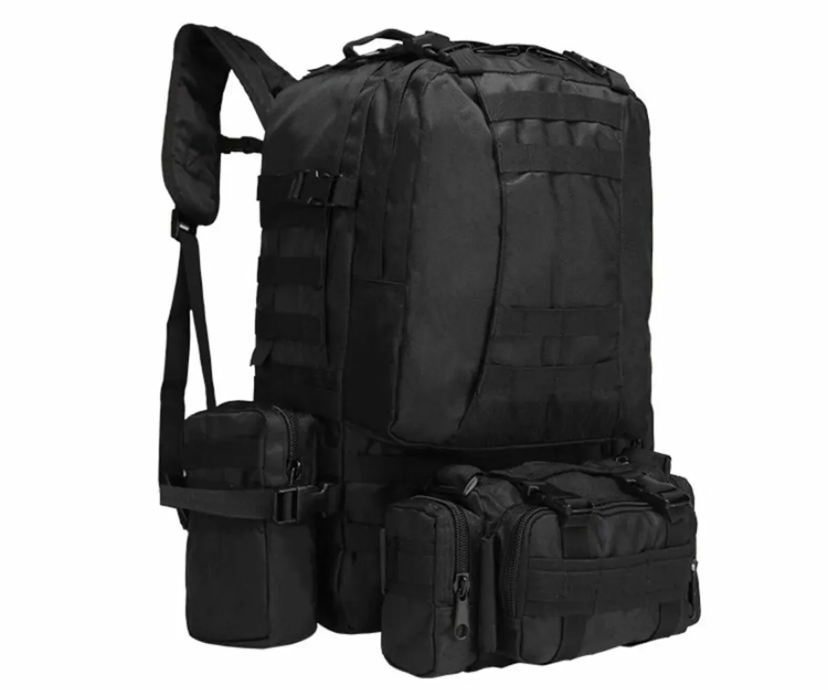 Camouflage outdoor backpack 40-50 L - Image 3