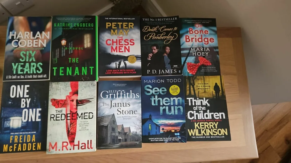 Top Authors (Coben, May, McFadden) – Like New