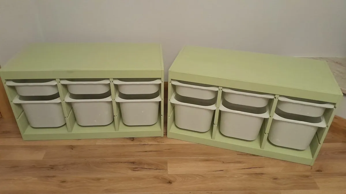 TROFAST Storage Units / Toy Storage Solid Pine - Image 1