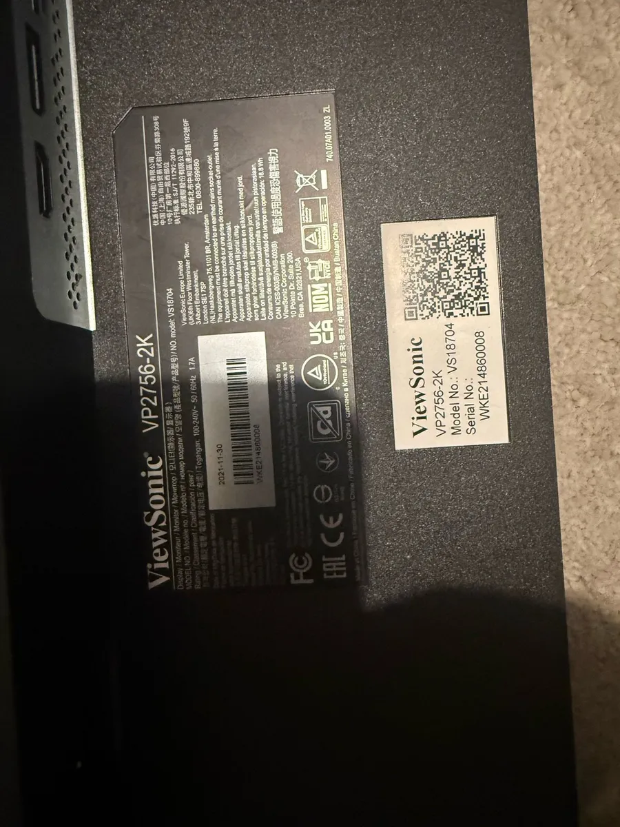 Viewsonic 27 inch 1440p monitor - Image 2