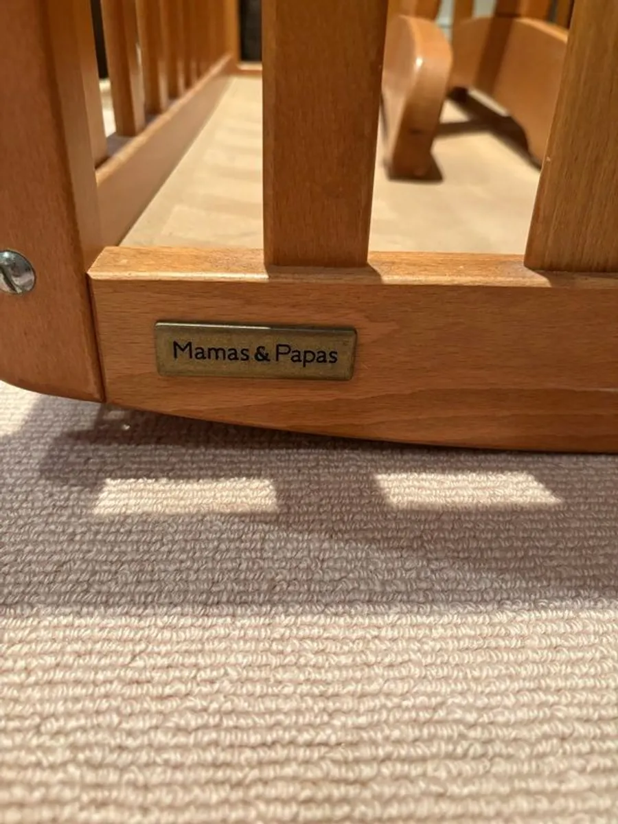 Wooden Baby Crib - Image 1