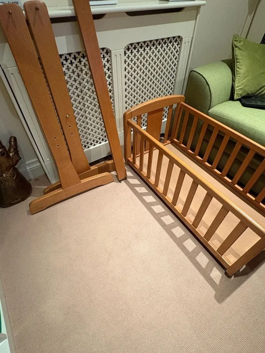 Wooden Baby Crib - Image 2