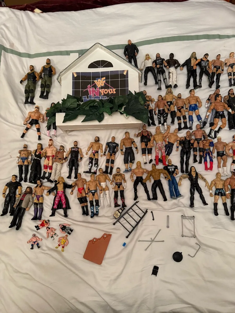 Wwe 50 wrestling figures stage & accessory’s - Image 2