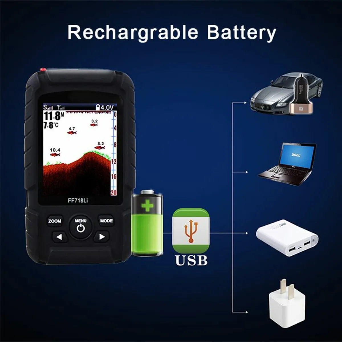 Lucky colored wireless fish finder - Image 3