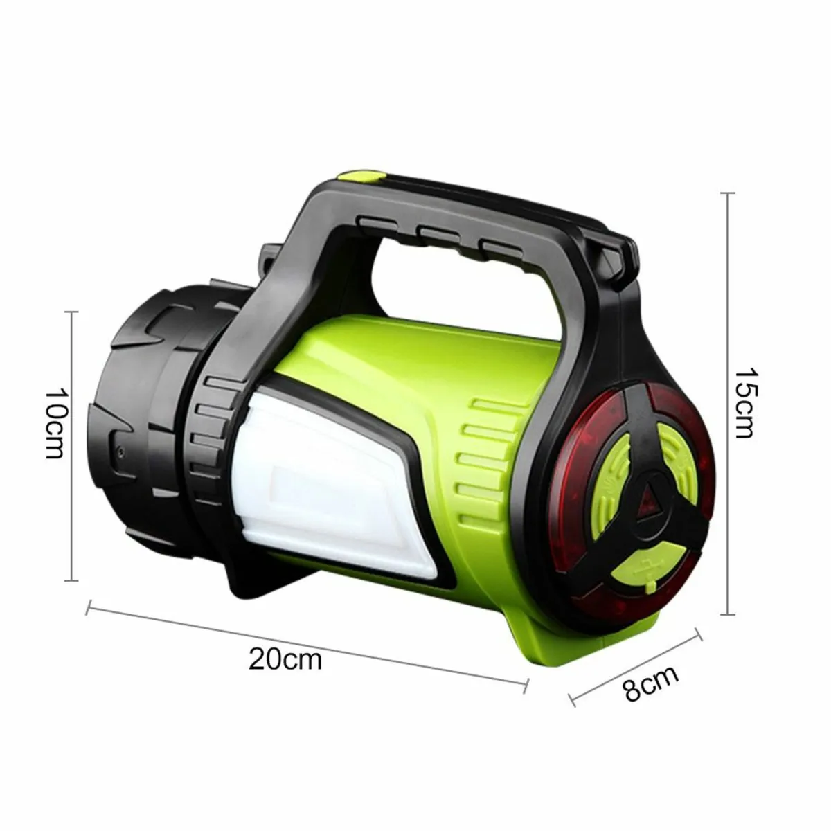Rechargeable Torch LED flashlight with handle - Image 2
