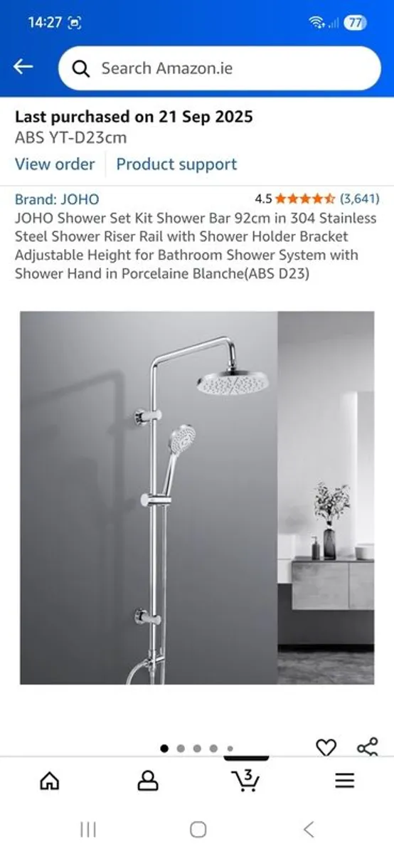Dual Shower -brand New - Image 1
