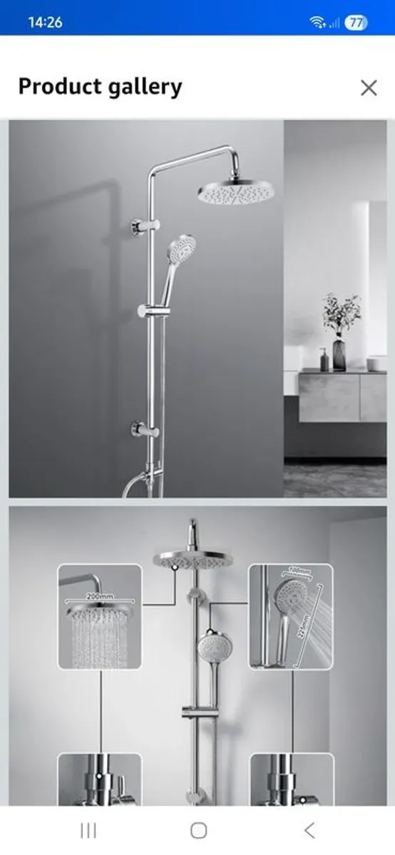 Dual Shower -brand New - Image 2
