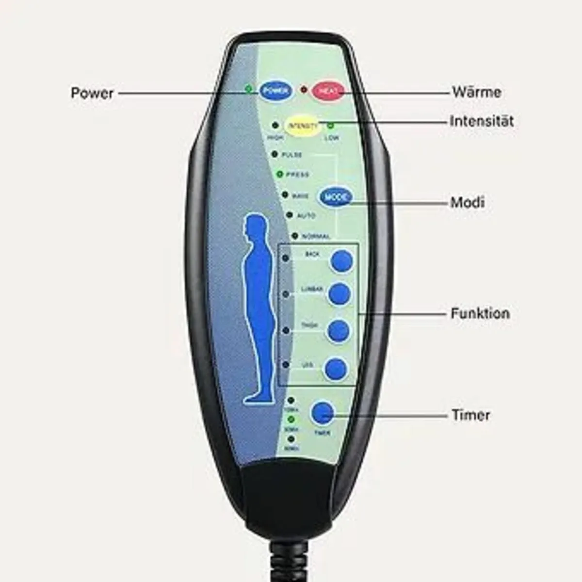 Recliner chair with heating and massage function - Image 2