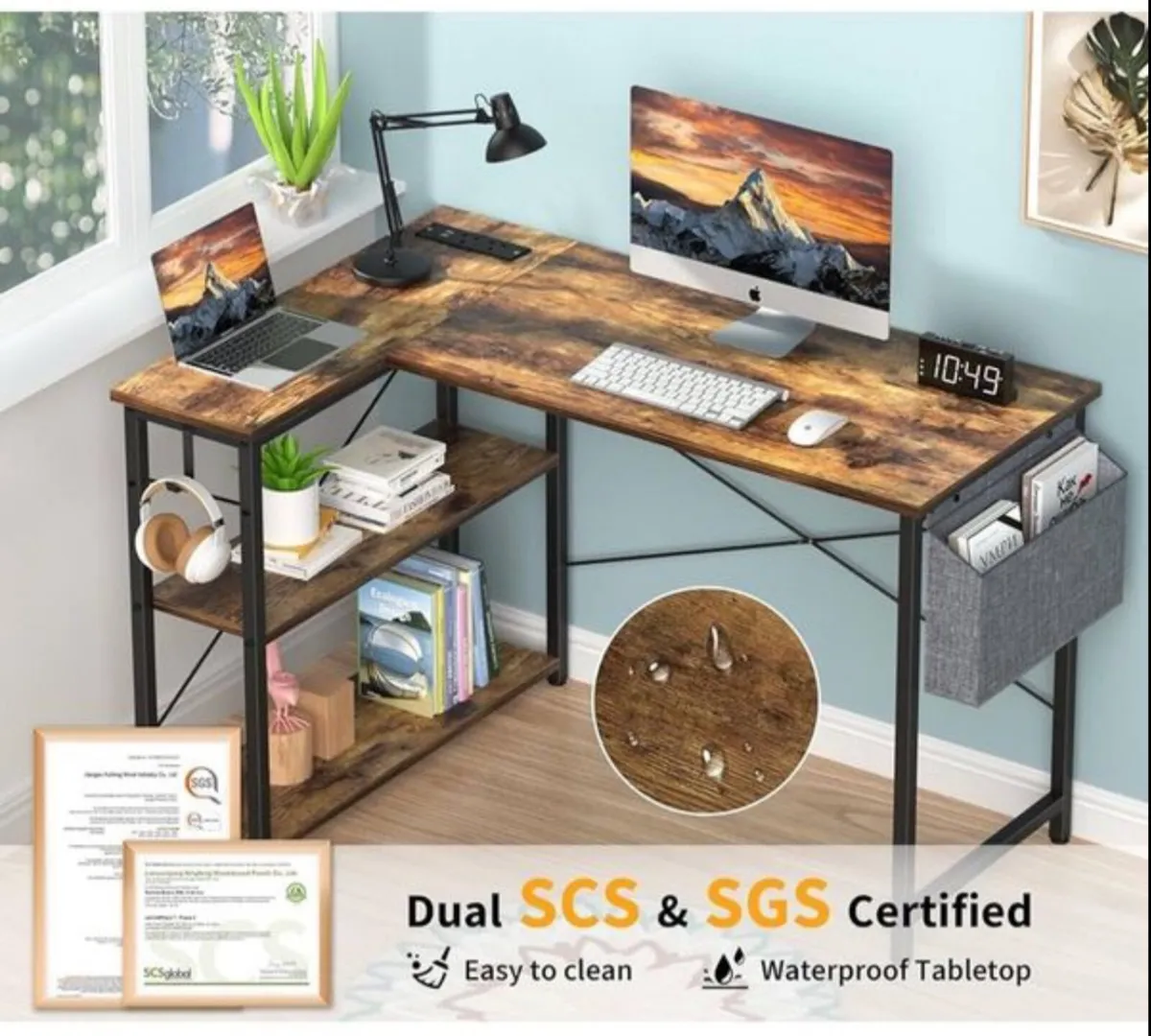 L Shaped Computer Desk