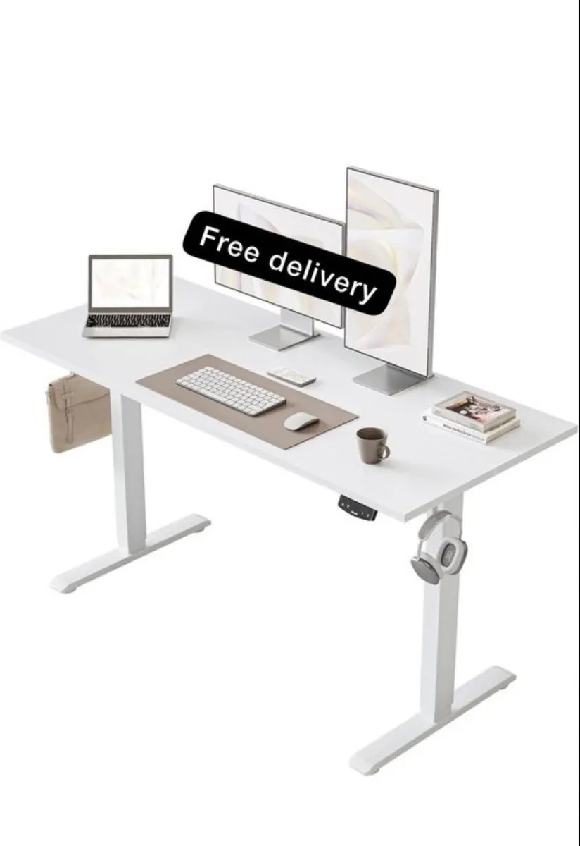Electric Standing Desk, 120 x 60 cm Height Adjusta