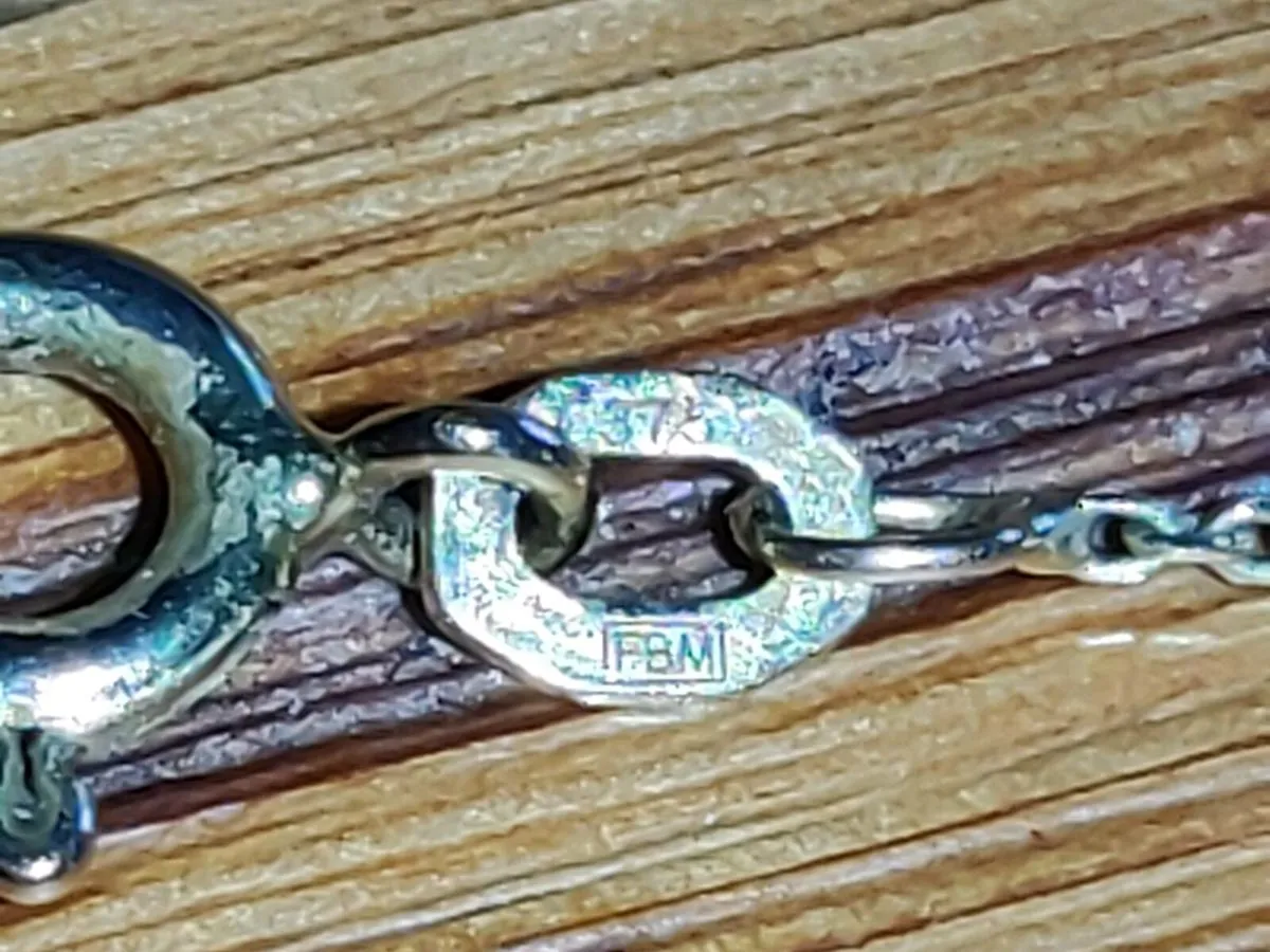 TWO TONE DIAMOND, 9CT White & Yellow Gold Necklace - Image 3