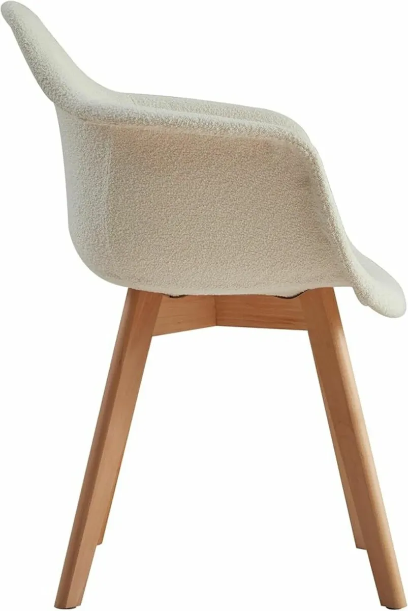 Set of 2 Scandinavian Boucle Armchairs - Image 4