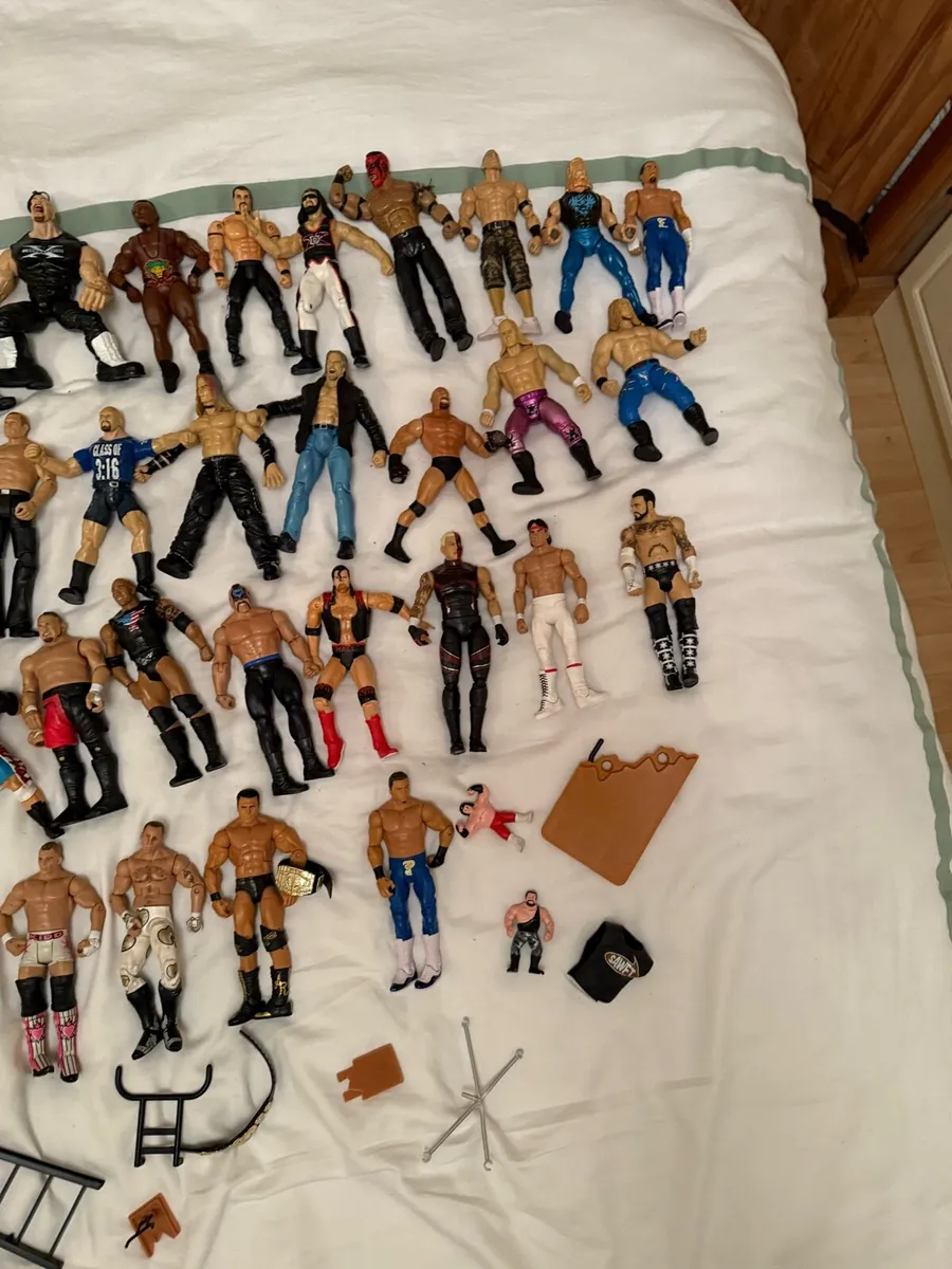Wwe 50 wrestling actions figures and accessories - Image 2