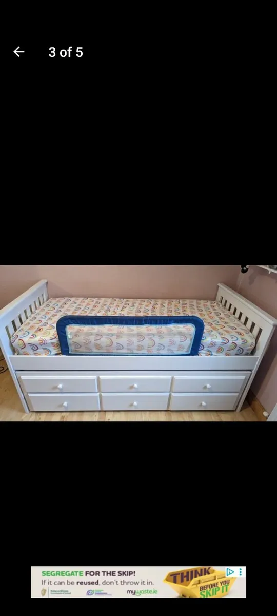 2 single beds (guest bed) with drawers - Image 3