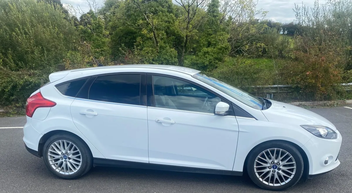 Recent NCT Pass - White Ford Focus 2014 - Image 1