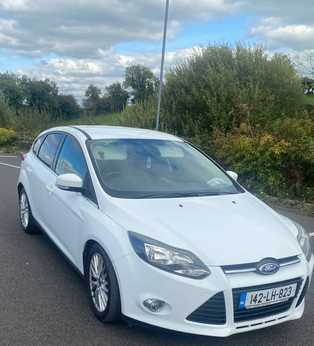 Recent NCT Pass - White Ford Focus 2014 - Image 2