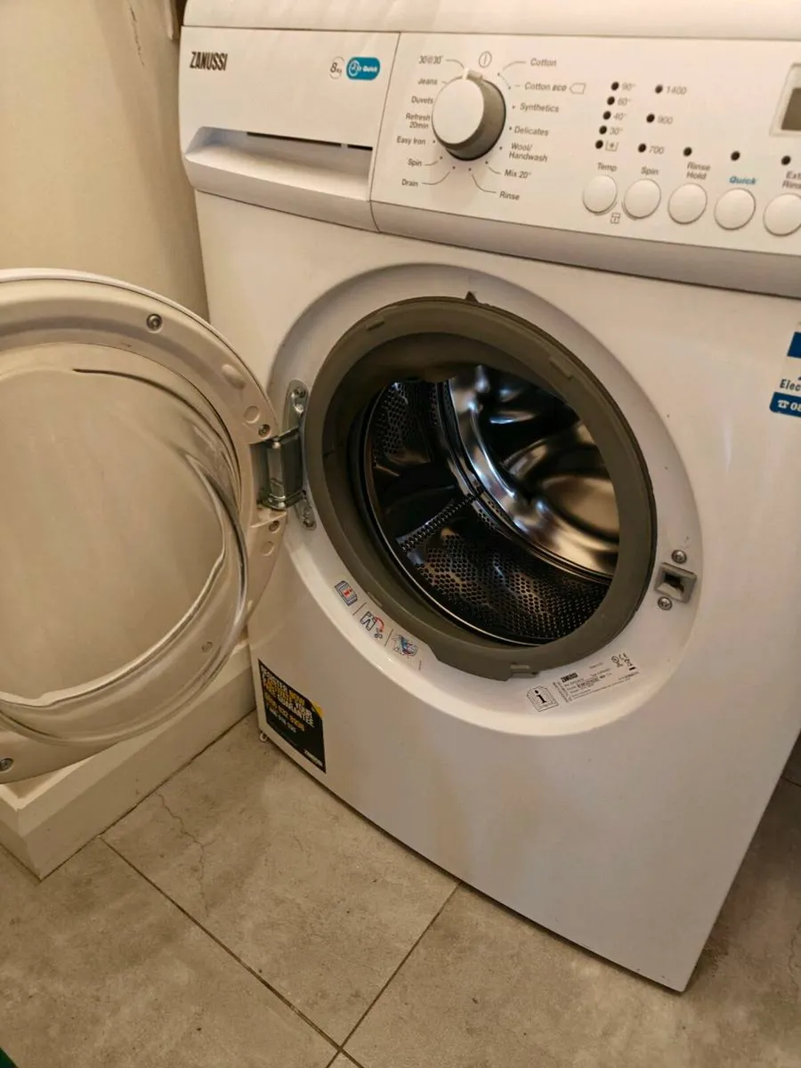 Zanussi Lindo 100 Washing Machine – 8kg / 1400 rpm - Image 2