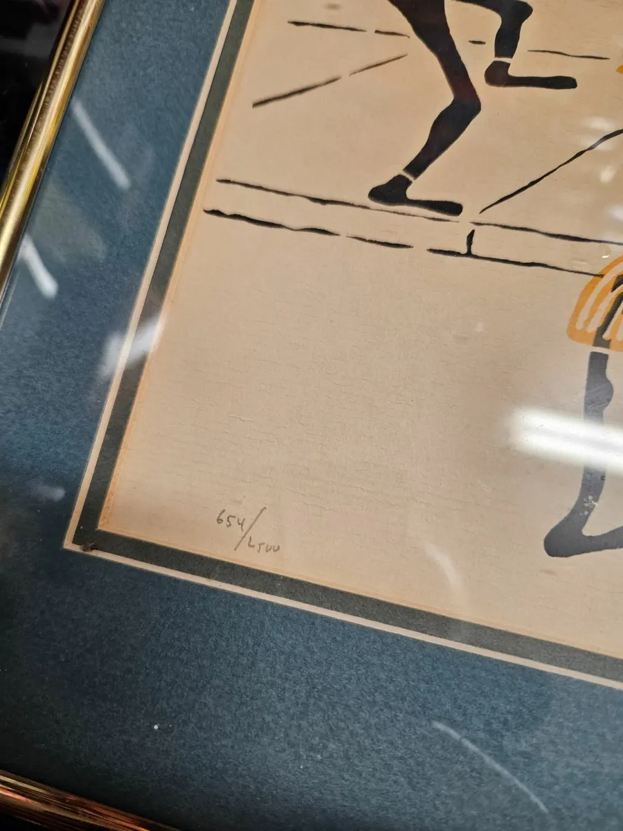 Vintage George Luttrell Tip Tappers Lithograph - Image 2