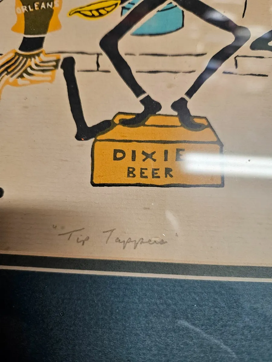 Vintage George Luttrell Tip Tappers Lithograph - Image 3